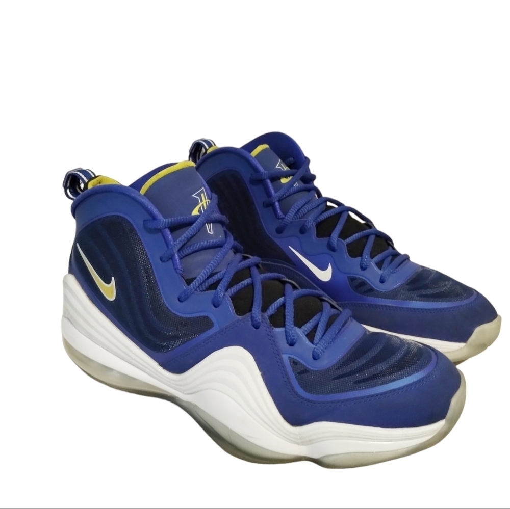 Nike Air Penny V 5 Blue Chips Athletic Basketball Hip-Hop Sneakers Size 11